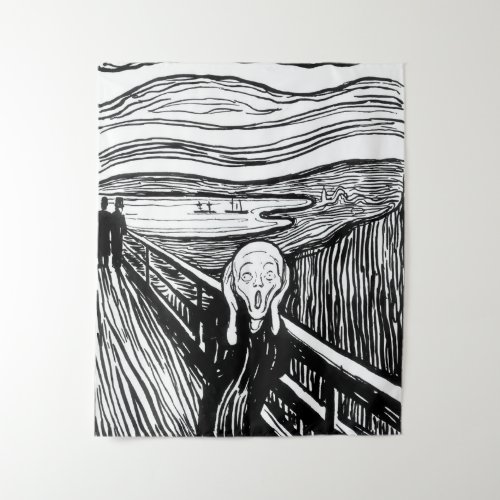 Edvard Munch _ The Scream Lithography Tapestry