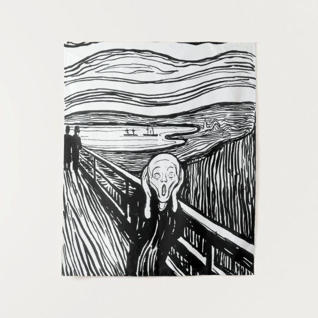 Edvard Munch - The Scream Lithography Tapestry (Front)