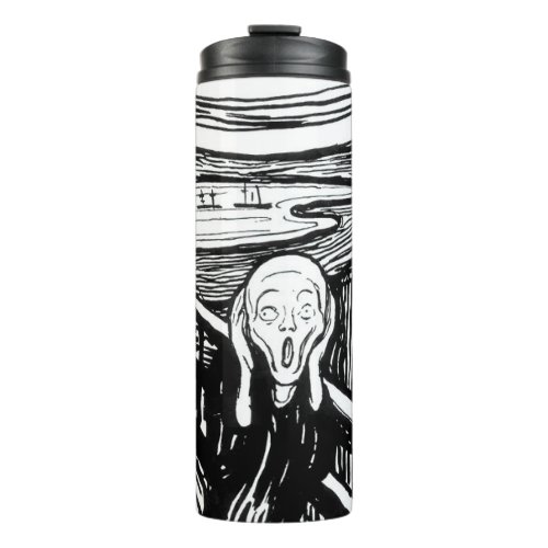Edvard Munch _ The Scream Lithography Thermal Tumbler