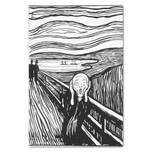 Edvard Munch _ The Scream Lithography Tissue Paper