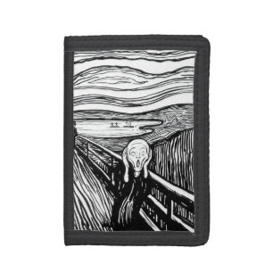 Edvard Munch - The Scream Lithography Tri-fold Wallet