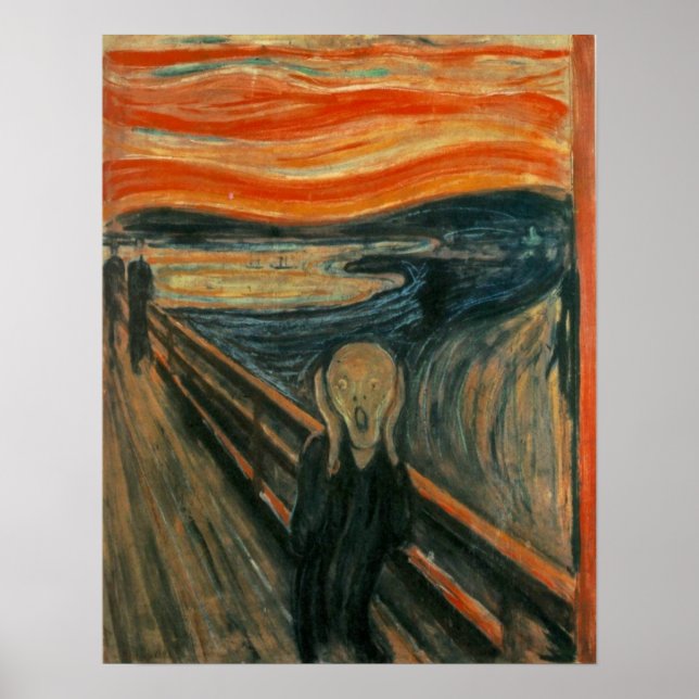 Edvard Munch The Scream Painting Poster (Front)