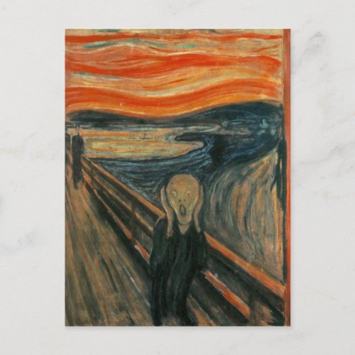 Edvard Munch _ The Scream Postcard