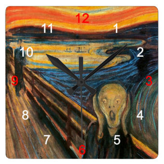 Scream Wall Clocks | Zazzle