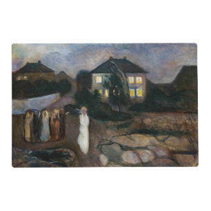 Edvard Munch - The Storm Placemat