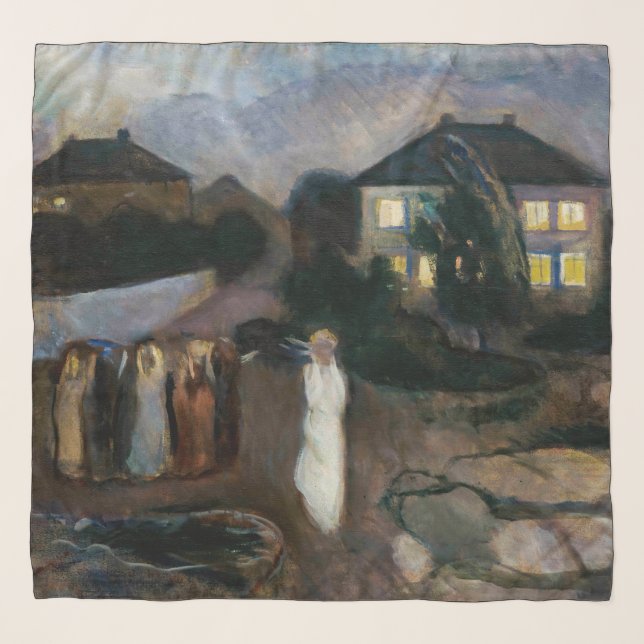 Edvard Munch - The Storm Scarf (Front)