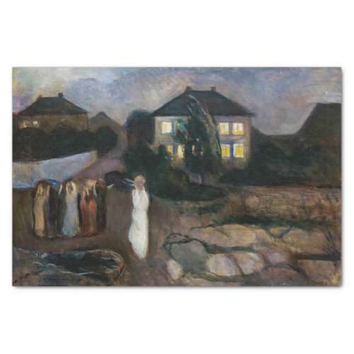 Edvard Munch _ The Storm Tissue Paper