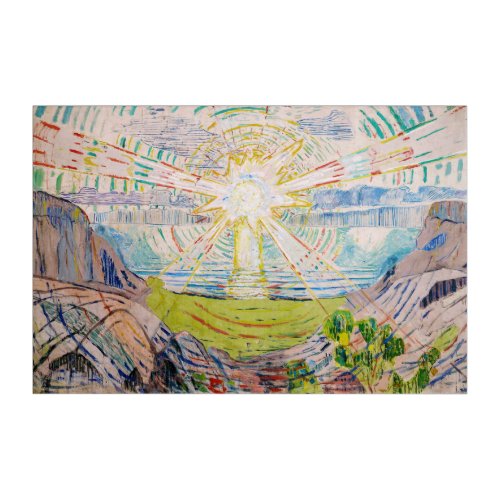 Edvard Munch _ The Sun 1910 Acrylic Print