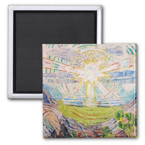 Edvard Munch _ The Sun 1910 Magnet