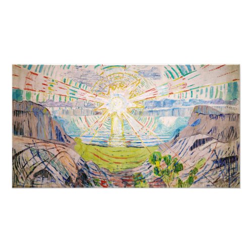 Edvard Munch _ The Sun 1910 Photo Print