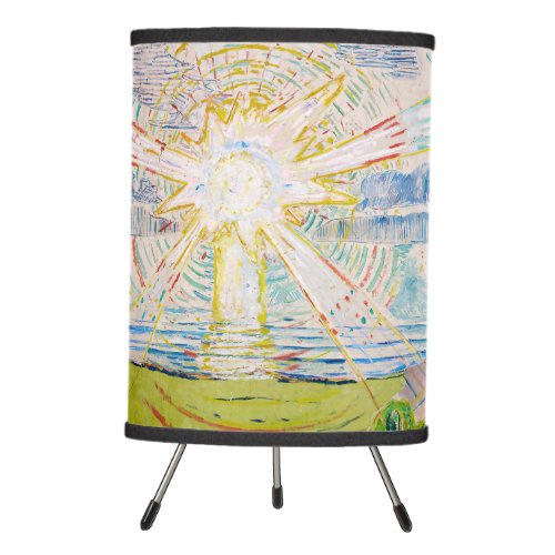 Edvard Munch _ The Sun 1910 Tripod Lamp