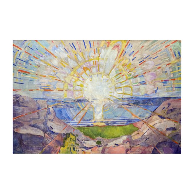 Edvard Munch - The Sun 1911 Acrylic Print (Front)