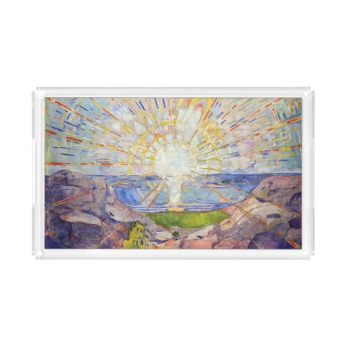 Edvard Munch _ The Sun 1911 Acrylic Tray