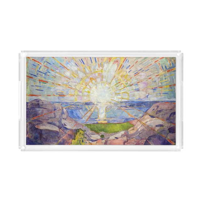 Edvard Munch - The Sun 1911 Acrylic Tray (Front)