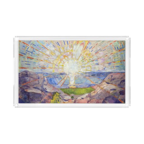 Edvard Munch _ The Sun 1911 Acrylic Tray