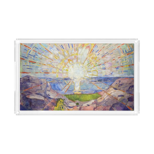 Edvard Munch - The Sun 1911 Acrylic Tray (Front)