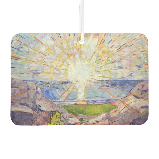 Edvard Munch - The Sun 1911 Air Freshener (Front)
