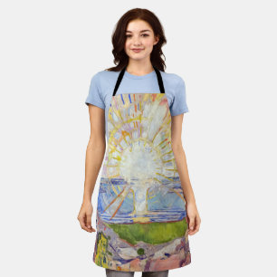Edvard Munch - The Sun 1911 Apron