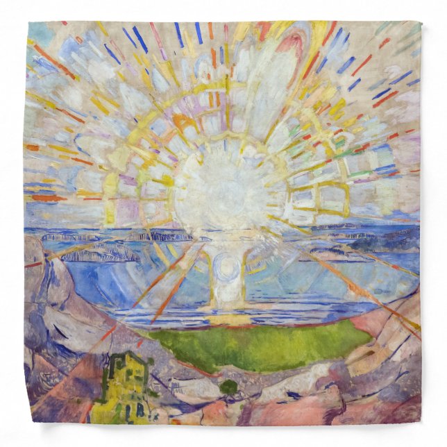 Edvard Munch - The Sun 1911 Bandana (Front)