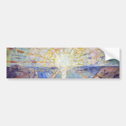 Edvard Munch _ The Sun 1911 Bumper Sticker