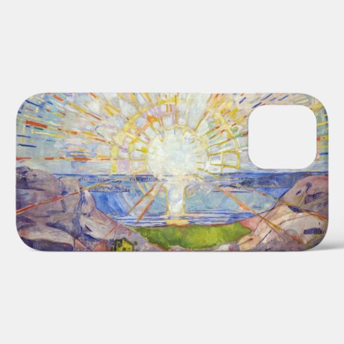 Edvard Munch _ The Sun 1911 iPhone 12 Case