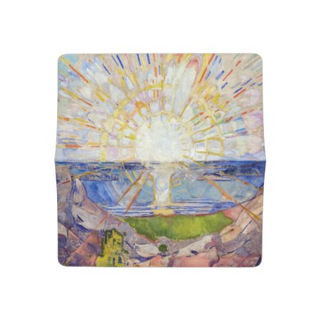Edvard Munch - The Sun 1911 Checkbook Cover