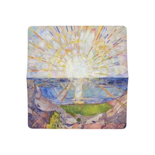 Edvard Munch _ The Sun 1911 Checkbook Cover