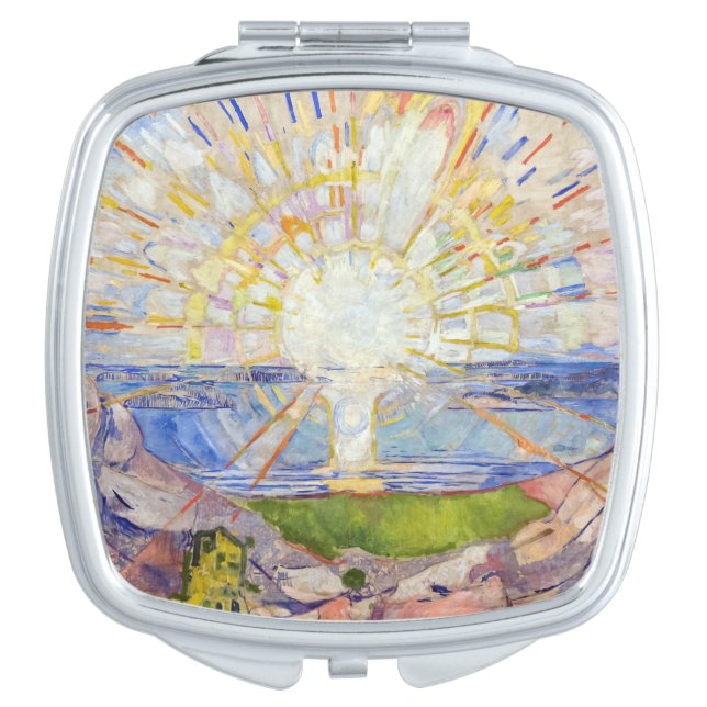 Edvard Munch - The Sun 1911 Compact Mirror (Front)