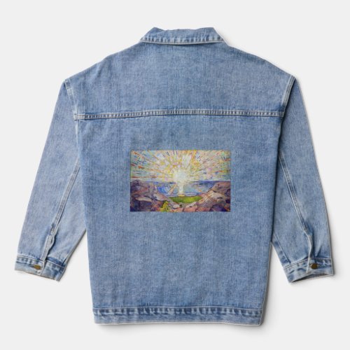 Edvard Munch _ The Sun 1911 Denim Jacket