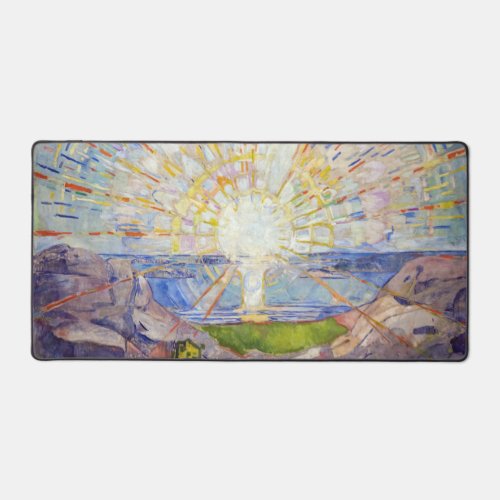 Edvard Munch _ The Sun 1911 Desk Mat