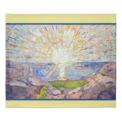 Edvard Munch _ The Sun 1911 Duvet Cover