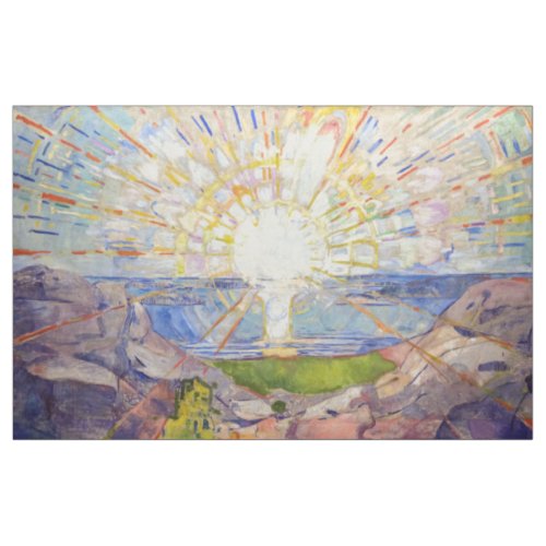 Edvard Munch _ The Sun 1911 Fabric