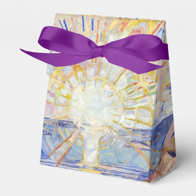 Edvard Munch - The Sun 1911 Favor Boxes (Front Side)