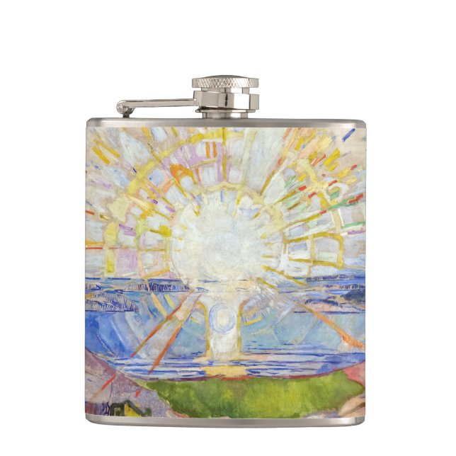 Edvard Munch - The Sun 1911 Flask (Front)