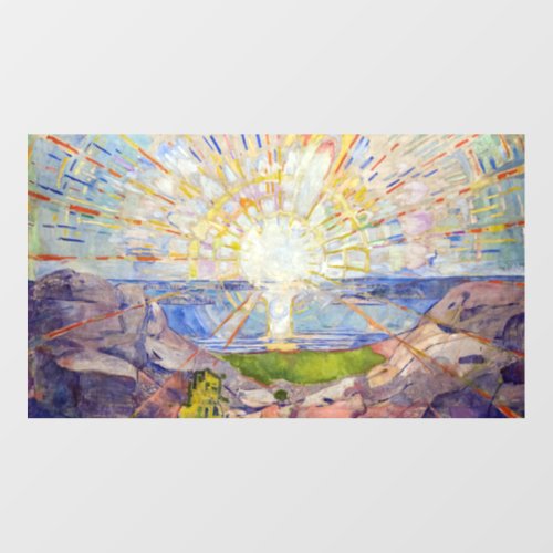 Edvard Munch _ The Sun 1911 Floor Decals