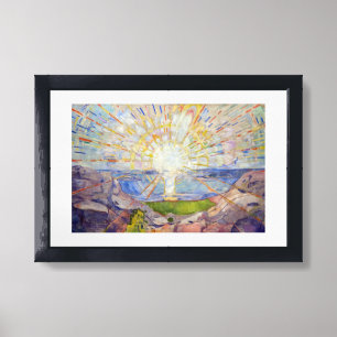 Edvard Munch - The Sun 1911 Framed Art