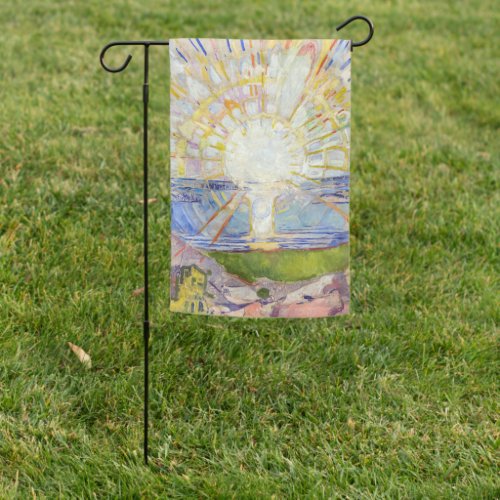 Edvard Munch _ The Sun 1911 Garden Flag