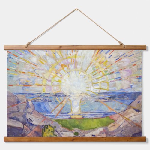 Edvard Munch _ The Sun 1911 Hanging Tapestry