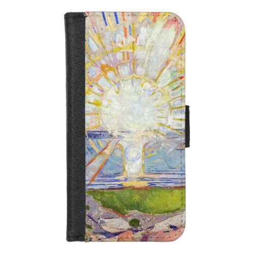 Edvard Munch _ The Sun 1911 iPhone 87 Wallet Case