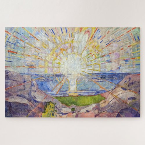 Edvard Munch _ The Sun 1911 Jigsaw Puzzle