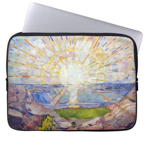 Edvard Munch _ The Sun 1911 Laptop Sleeve