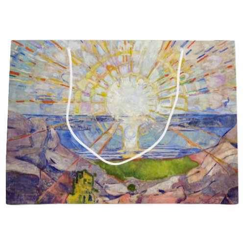 Edvard Munch _ The Sun 1911 Large Gift Bag