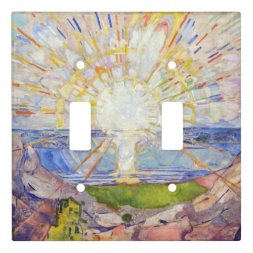 Edvard Munch _ The Sun 1911 Light Switch Cover