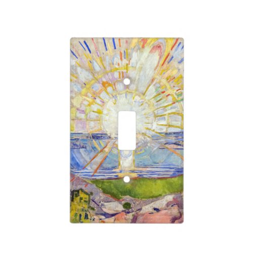 Edvard Munch _ The Sun 1911 Light Switch Cover