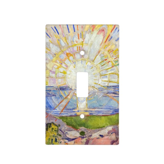 Edvard Munch - The Sun 1911 Light Switch Cover (Front)