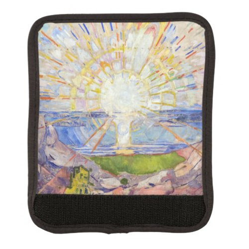 Edvard Munch _ The Sun 1911 Luggage Handle Wrap