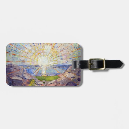 Edvard Munch _ The Sun 1911 Luggage Tag