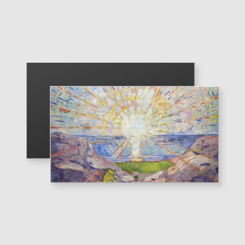Edvard Munch _ The Sun 1911 Magnetic Card
