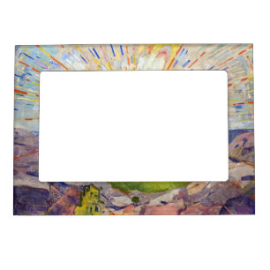 Edvard Munch - The Sun 1911 Magnetic Frame