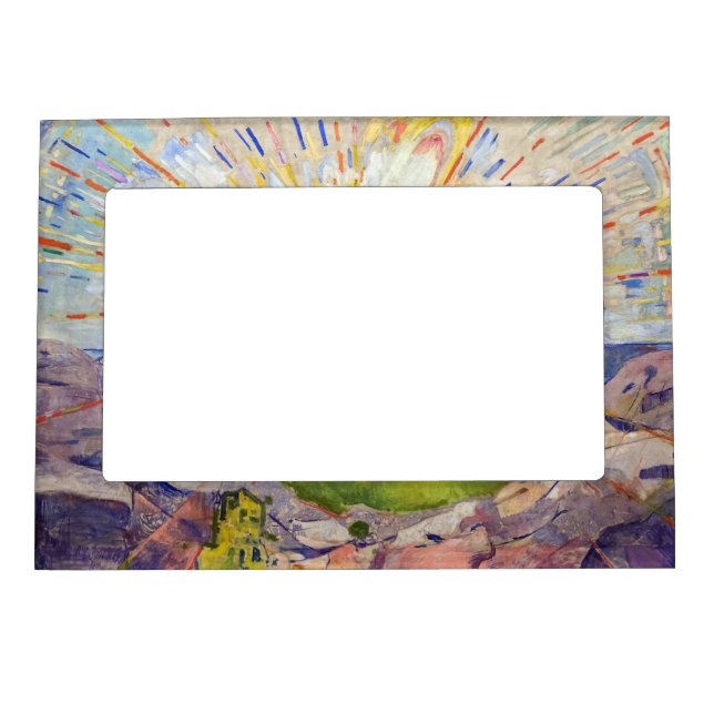 Edvard Munch - The Sun 1911 Magnetic Frame (Front)